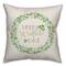 St Patricks Day Watercolor Pillow 18" x 18" Throw Pillow
